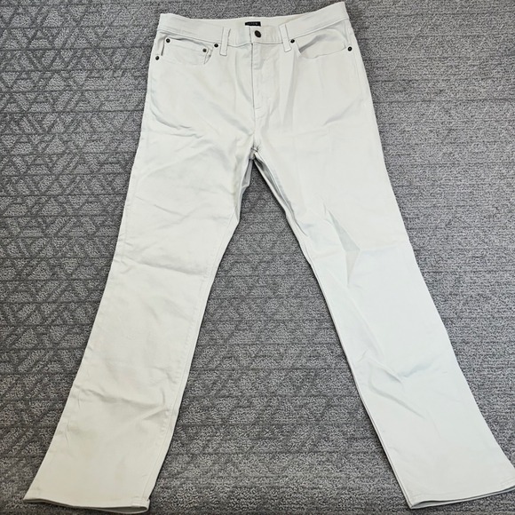 J.Crew Flex Straight Fit Men's Pants W34 L32 Light Khaki Casual Comfort Stretch - Picture 1 of 4